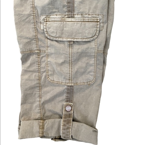 Sanctuary Tan Rolled Up Cropped Pants Size 27 - Picture 4 of 6